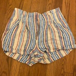 striped shorts